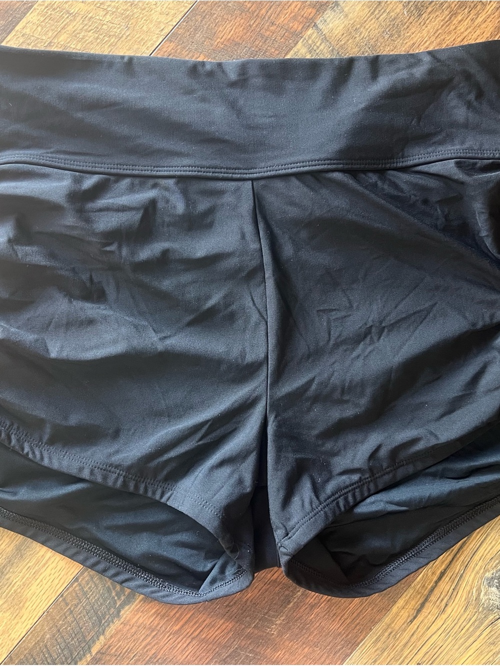Black Kids Ruched Drawstring Bottoms - Picture 2 of 3
